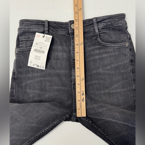 Zara Women's Charcoal Skinny Jeans Size 8 - Picture 8 of 8